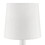 17.25" Tall"Cheru" Modern Mid-Century Touch on Table Lamp, Powder White B072116252