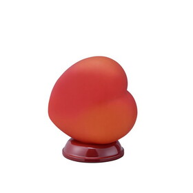 8.4" Tall Table Lamp, Red Heart Design B072116270