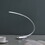 16-inch Eli Brushed Nickel LED Arc Tube Table Lamp B072116304