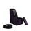 9" Tall Display Jewelry Box with Hooks, High Heel Shoe Design, Purple Velvet B072116385