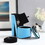9" Tall Display Jewelry Box with Hidden Storage, High Heel Shoe Design, Turquoise Velvet B072116394
