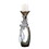 20" Tall Polyresin"Balleria" Candleholder, Crystal and Glass Accent B072116543