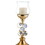 18" Tall Polyresin"Malha" Candleholder, Gold finish B072116548