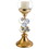 18" Tall Polyresin"Malha" Candleholder, Gold finish B072116548