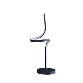 22" in LED Apollo Spiral Curved Tube Modern Table Lamp B072116581