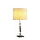 19.75" in Elon Cut Crystal Column Modern Table Lamp B072116617