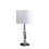 19.75" in Elon Cut Crystal Column Modern Table Lamp B072116617