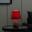 11" in Mosaic Red/Pink Glass Pattern Mini Polyresin Table Lamp B072116632