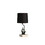 20.5" in Modern Reader Black Sitting a Gray Stack of Books Polyresin Table Lamp B072116638