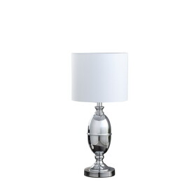 25" in Ambros Textured Silver Chrome Urn Table Lamp B072116643