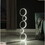 38.5" in Else Nordic 5-Ring Shaped White LED Metal Table Lamp B072116679