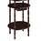 28" Tall 3-Tier Wooden Phone Table with Cherry finish B072P222465