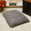 Gray Soft Rectangular Pet Bed, Large Furry Dog Bed, Cat Bed for Indoor Outdoor Use 36" x 48" B073102165