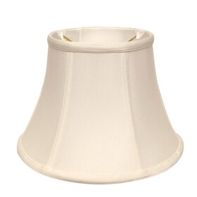 Slant Shallow Drum Softback Lampshade with Uno fitter, White B075101538