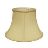 Slant Shallow Drum Softback Lampshade with Uno fitter, Antique White B075101539
