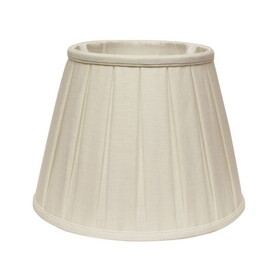 Slant Linen Box Pleat Softback Lampshade with Washer Fitter, White B075101608