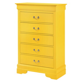 Glory Furniture LouisPhillipe G02102-CH Chest, Yellow B078107835