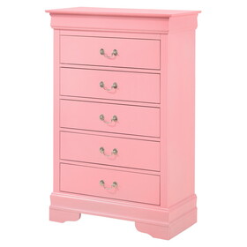 Glory Furniture LouisPhillipe G02104-CH Chest, Pink B078107841
