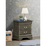 Glory Furniture LouisPhillipe G02105-N Nightstand, Gray B078107846