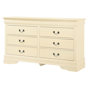 Glory Furniture LouisPhillipe G02175-D Dresser, Beige B078107853