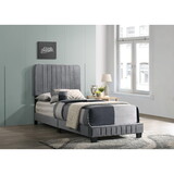 Glory Furniture Lodi G0408-TB-UP TWIN BED, GRAY B078107889