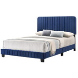 Glory Furniture Lodi G0409-FB-UP FULL BED, NAVY BLUE B078107890