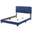 Glory Furniture Lodi G0409-QB-UP QUEEN BED, NAVY BLUE B078107892