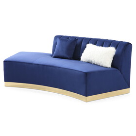 Glory Furniture Brentwood G0432-SCH Chaise, BLUE B078107897