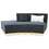 Glory Furniture Brentwood G0433-SCH Chaise, BLACK B078107899