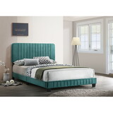 Glory Furniture Lodi G0505-QB-UP QUEEN BED, GREEN B078107910