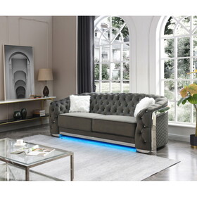 Glory Furniture Sapphire G0590A-S Sofa, Gray B078107914