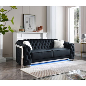 Glory Furniture Sapphire G0593A-S Sofa, Black B078107916