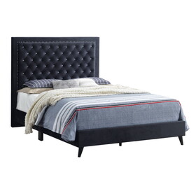 Glory Furniture Alba G0607-KB-UP KING BED, BLACK B078107927