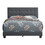 Glory Furniture Caldwell G1306-KB-UP King Bed, DARK GREY B078107975