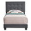 Glory Furniture Caldwell G1306-TB-UP Twin Bed, DARK GREY B078107977