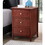 Glory Furniture Daniel G1310-N-00 3 Drawer Nightstand, Cherry B078107978