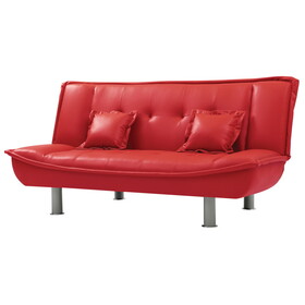Glory Furniture Lionel G134-S Sofa Bed, RED B078107991