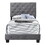 Glory Furniture Suffolk G1401-TB-UP Twin Bed, GRAY B078108002