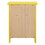 Glory Furniture Izzy G1402-N 1 Drawer /1 Door Nightstand, Yellow B078108005