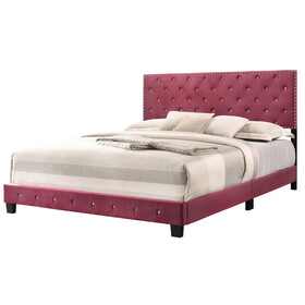 Glory Furniture Suffolk G1403-KB-UP King Bed, CHERRY B078108009