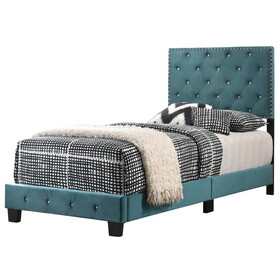 Glory Furniture Suffolk G1404-TB-UP Twin Bed, GREEN B078108017