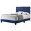 Glory Furniture Suffolk G1405-KB-UP King Bed, NAVY BLUE B078108019