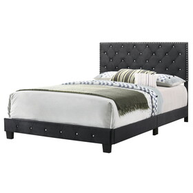 Glory Furniture Suffolk G1407-FB-UP Full Bed, BLACK B078108026