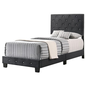 Glory Furniture Suffolk G1407-TB-UP Twin Bed, BLACK B078108029