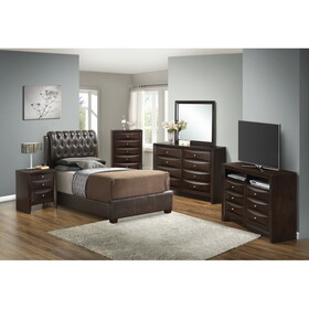 Glory Furniture Marilla G1550C-TB-UP Twin Bed, DARK BROWN B078108046