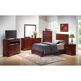 Glory Furniture Aaron G1855-TB-UP Twin Bed, LIGHT BROWN B078108081