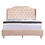 Glory Furniture Joy G1935-QB-UP Queen Upholstered Bed, BEIGE B078108108