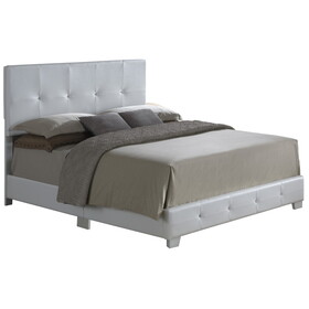 Glory Furniture Nicole G2577-QB-UP Queen Bed, WHITE B078108137