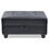 Glory Furniture Revere G303-O Ottoman, BLACK B078108150