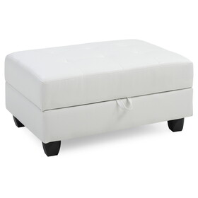 Glory Furniture Revere G307-O Ottoman, WHITE B078108152
